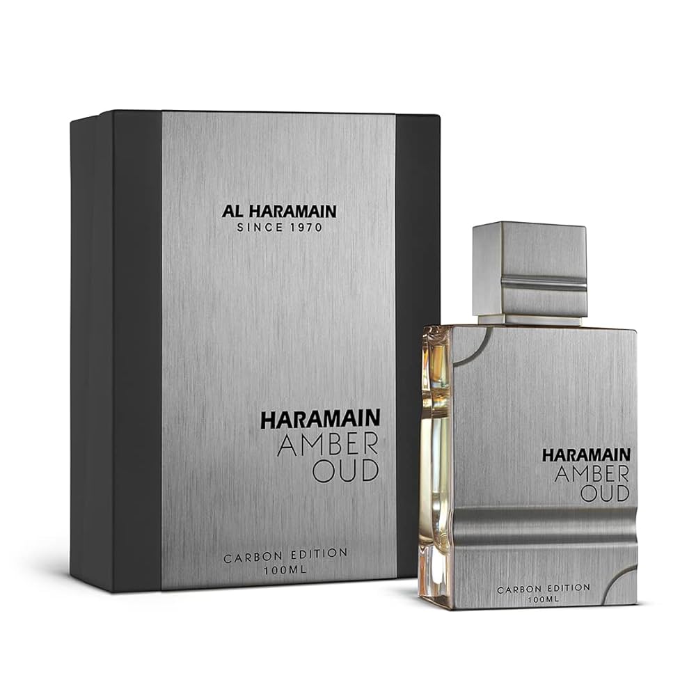 Al Haramain Amber Oud Carbon Edition EDP 100 ml – Fresh Woody Aromatic for Men & Women with Bergamot, Lavender & Amber | Elegant Long‑Lasting Scent